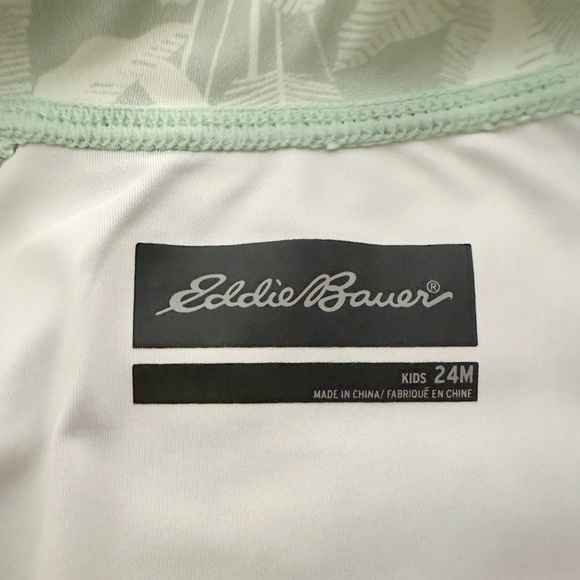 Eddie Bauer | Baby Tropical Leaf Rashguard Suit (24 mos) 🍃 - Picture 6 of 6